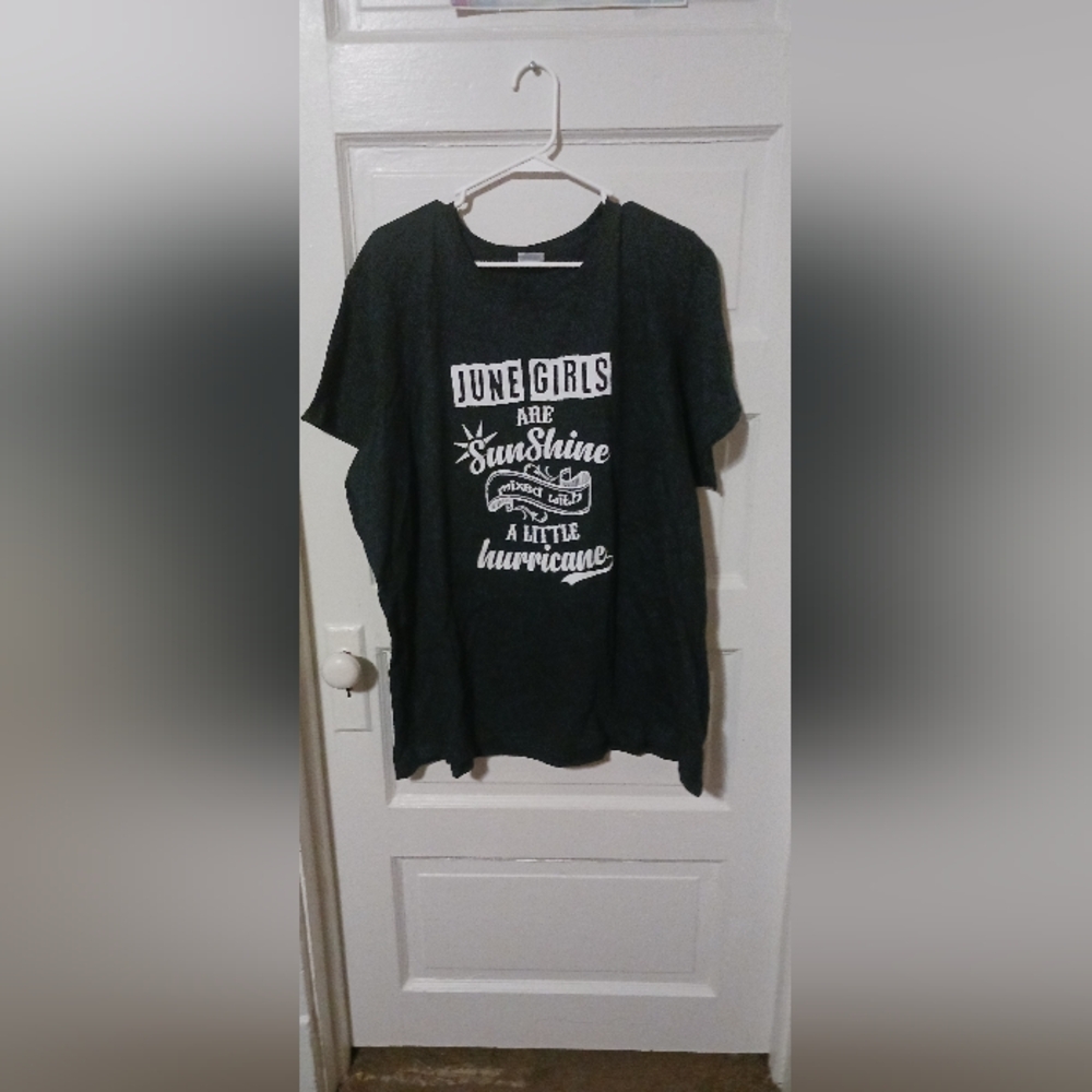 Port & Company June Girl Black Shirt 4xl A-13